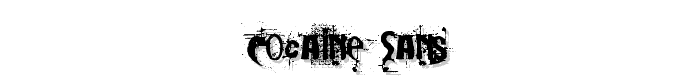 Cocaine Sans font